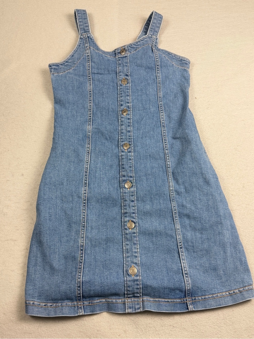 Abercrombie Kids Sleeveless Denim Summer Dress Sz 15/16